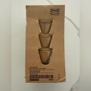 Ikea Galej Tealight Glass Holder 4 Pack
